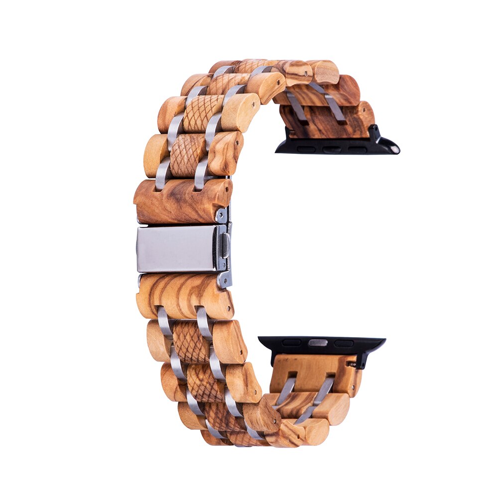 pasek drewniany. Cupertino (m2) - for Apple Watch