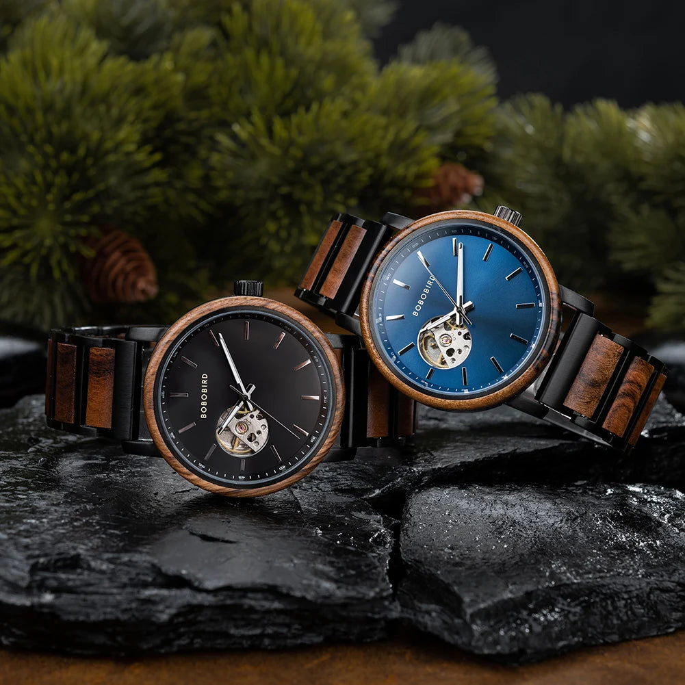 zegarek drewniany. Dubaj (m2) - 44 mm