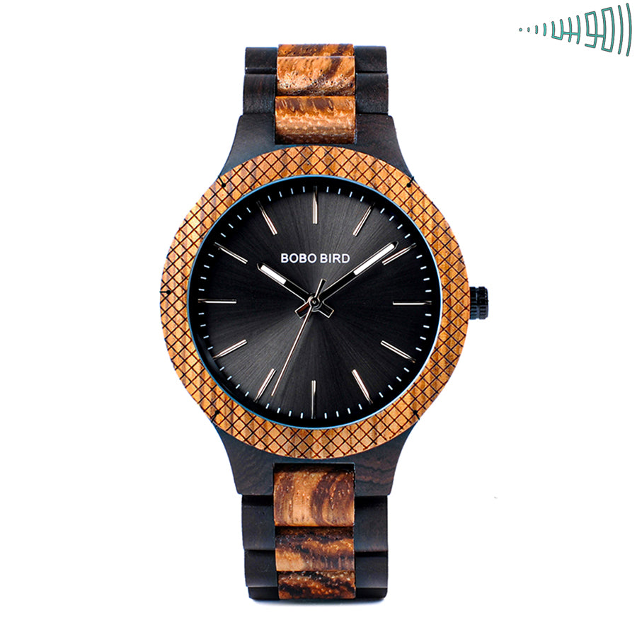 zegarek drewniany. Madryt (m1) - 44,5 mm
