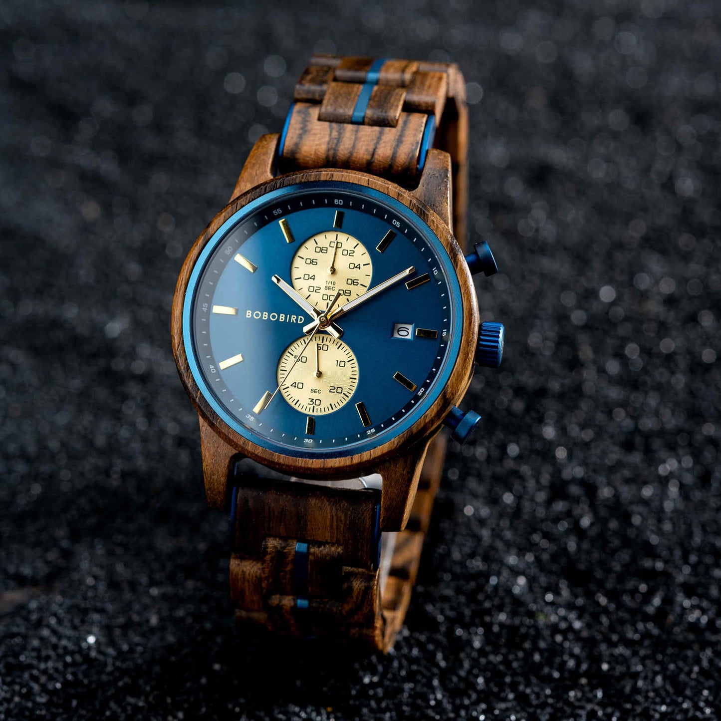 zegarek drewniany. Wiedeń (m2) - 43 mm