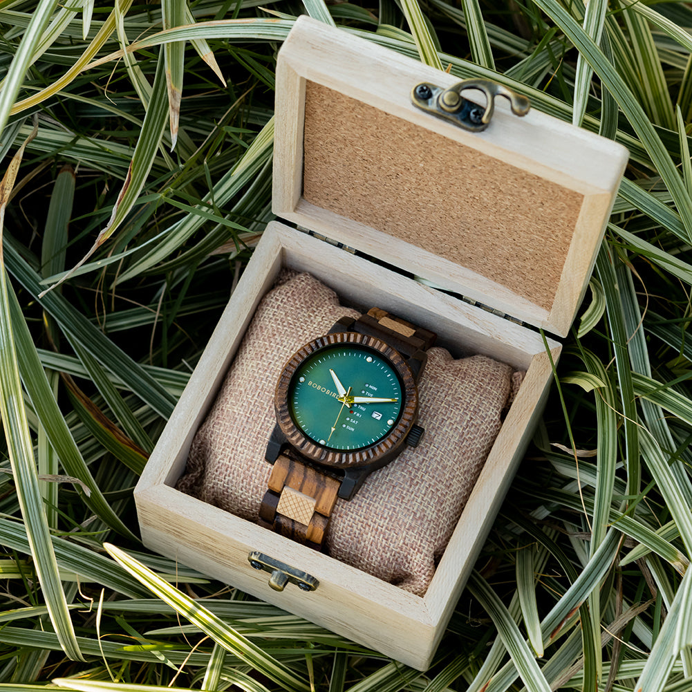 zegarek drewniany. Rzym (m3) - 43 mm