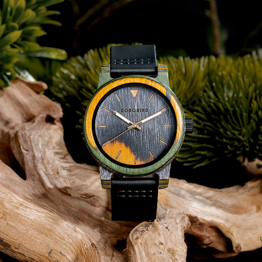 zegarek drewniany. Kijów (m2) - 43 mm